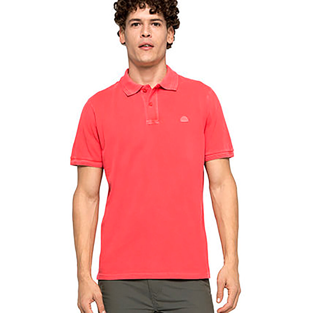 Men's Maiden Polo Collar Shirt - Flame Red