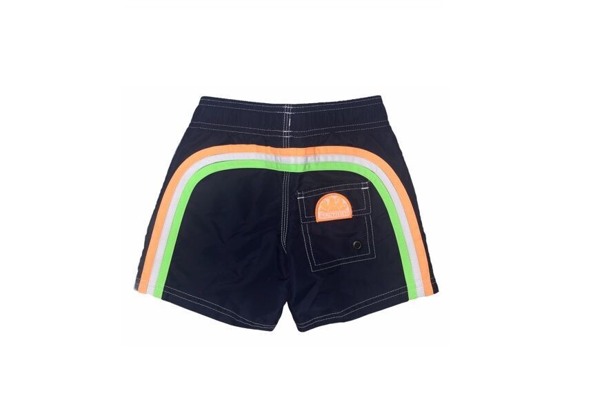 Sundek Boys  ELASTIC WAIST 9.5" Boardshorts - Dark Blue