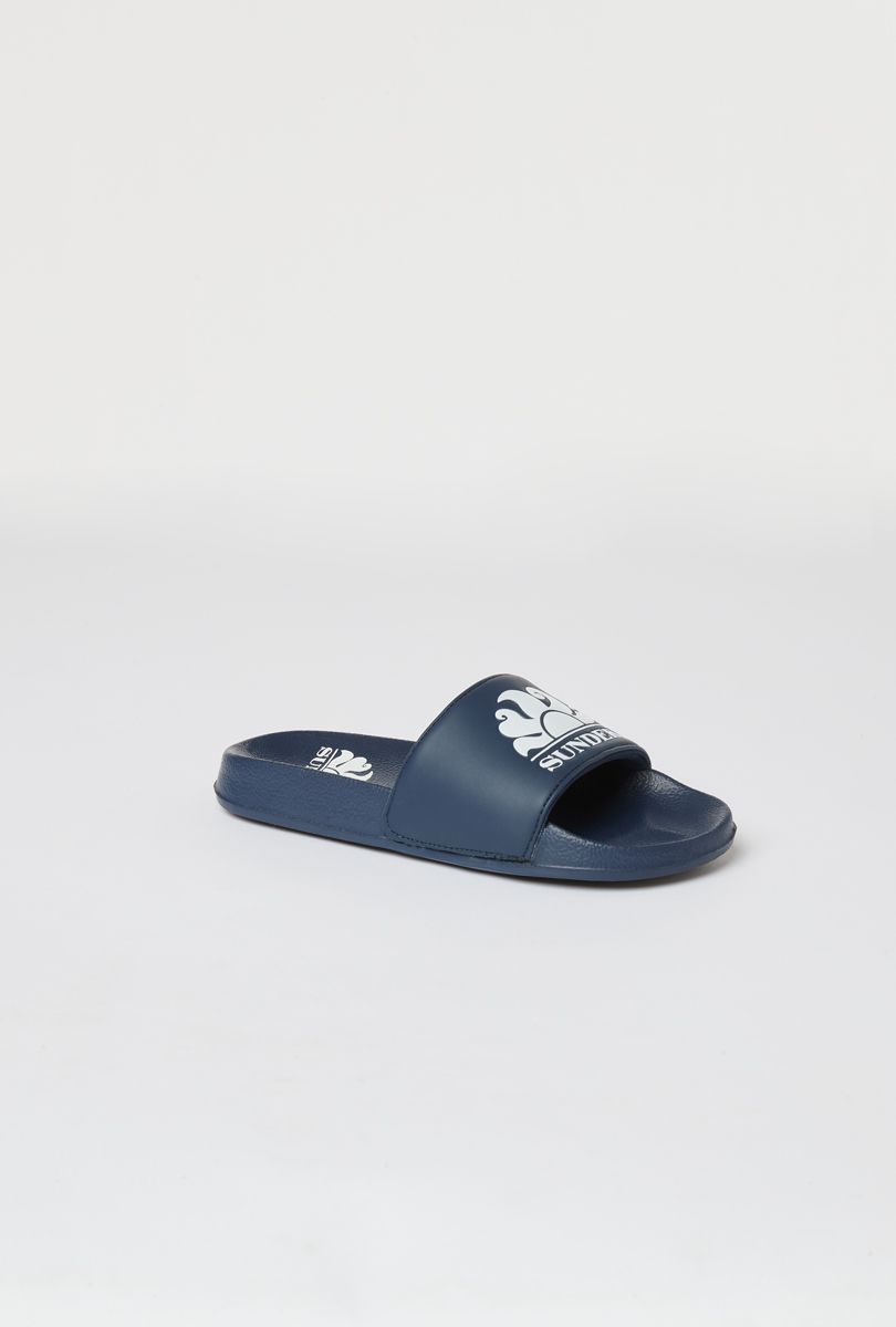 Sundek Costa Mini Band Slippers Navy 02