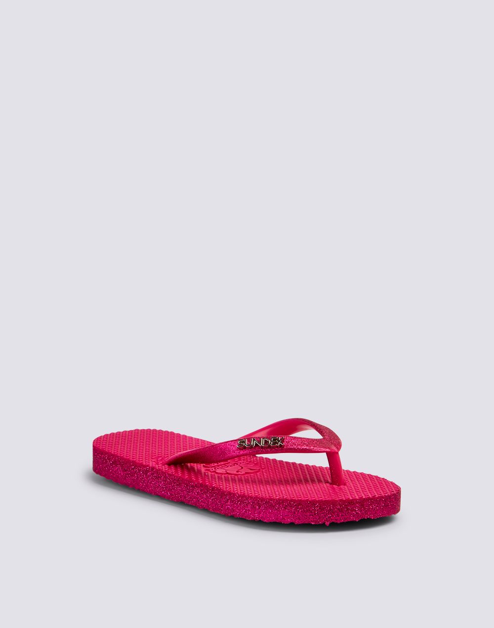 Sundek Mini Rubber Flip-Flops With Glitter