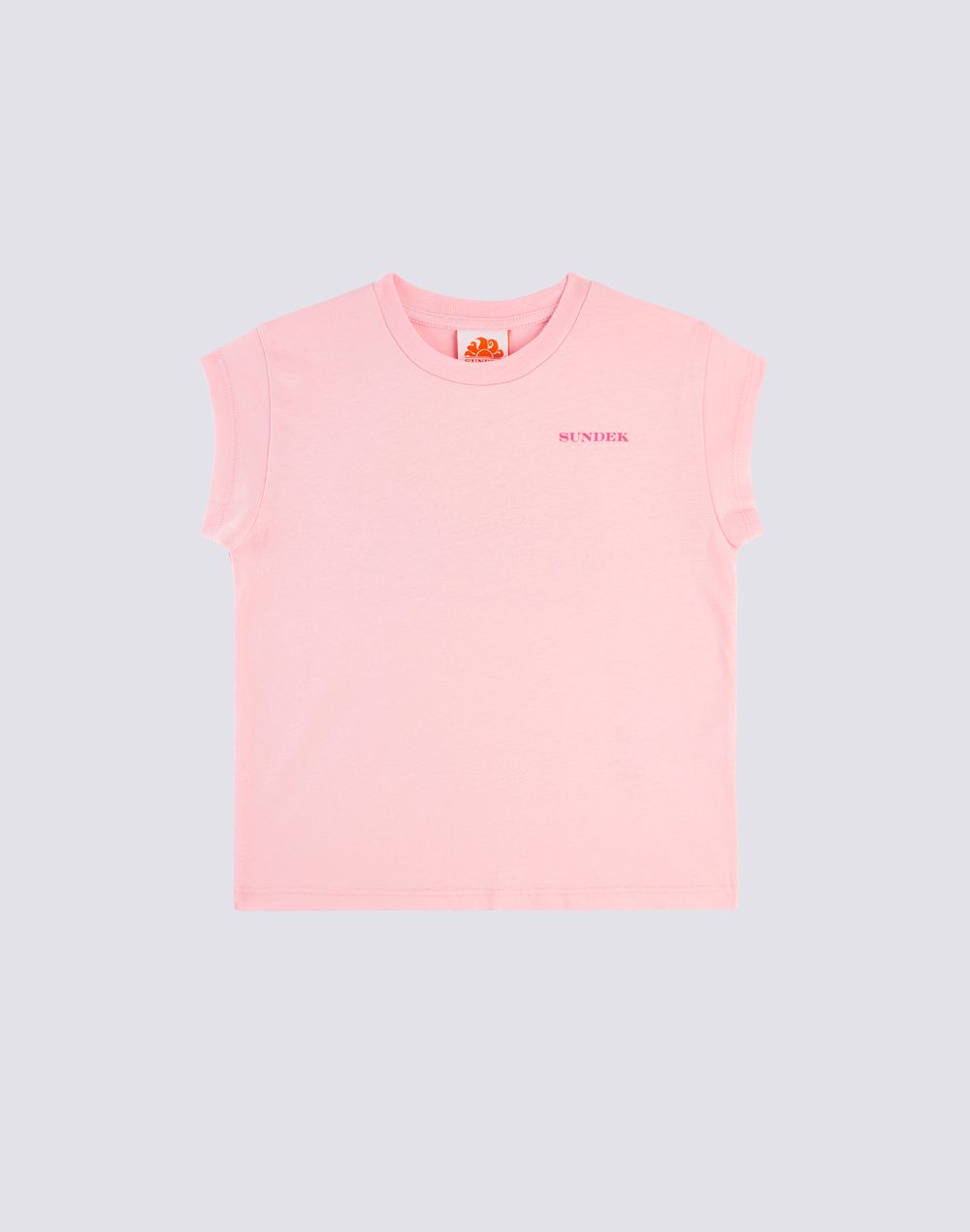 Sundek Girls Hibiscus T-Shirt With Degrade' Logo