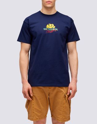 Sundek Men Navy Heritage Print T-Shirt