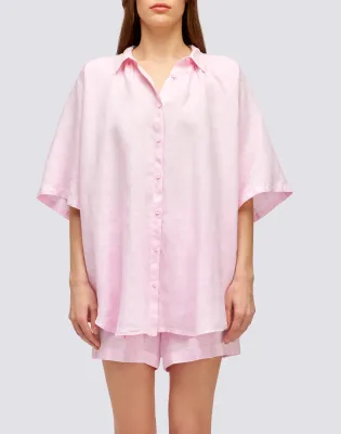 Sundek Women 3/4 Shirt In Linen