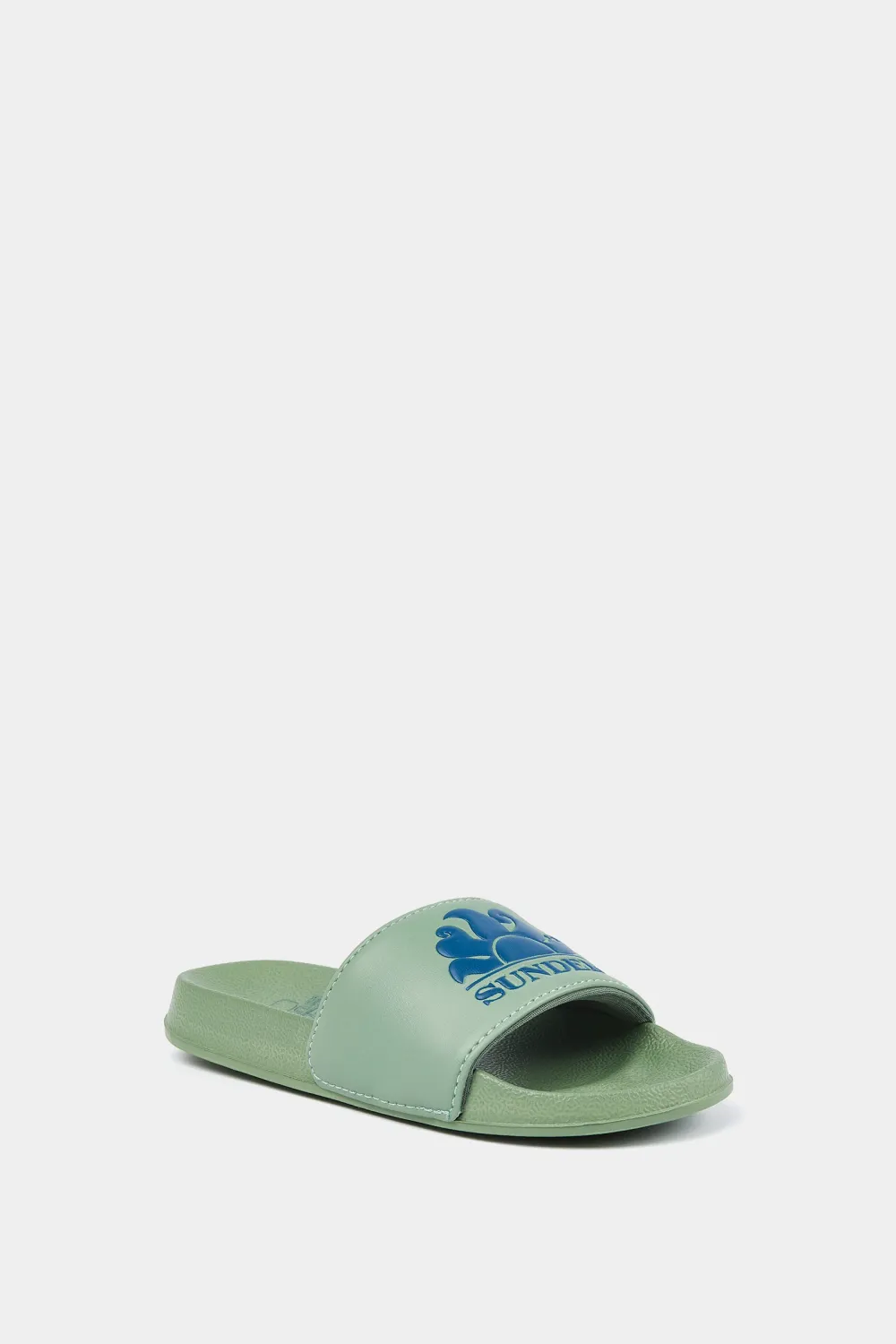 Costa Mini Band Slippers Green Dust 01