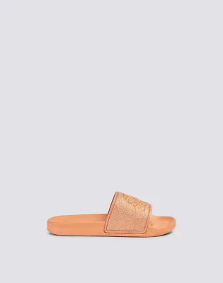 Sundek Hanalei - Band Slippers With Glitter Effect - Earth