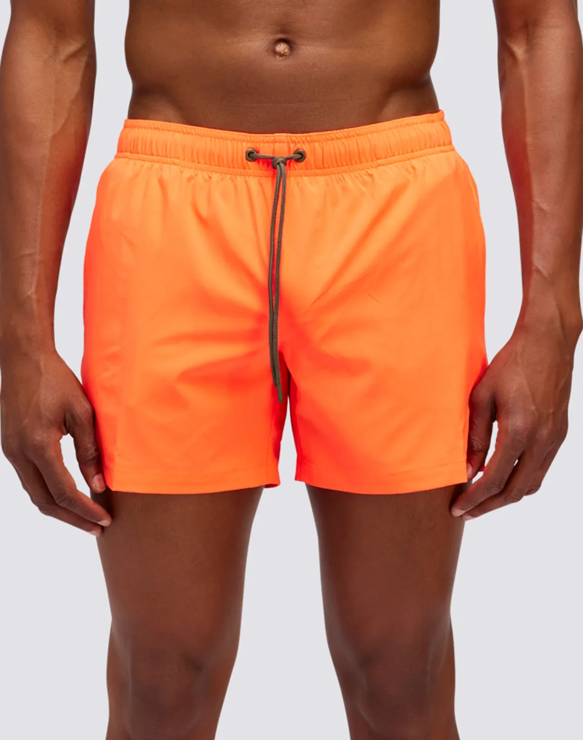 Sundek Swim shorts With Stretch Elastic Waist And Pocket Fluo Orange 01
