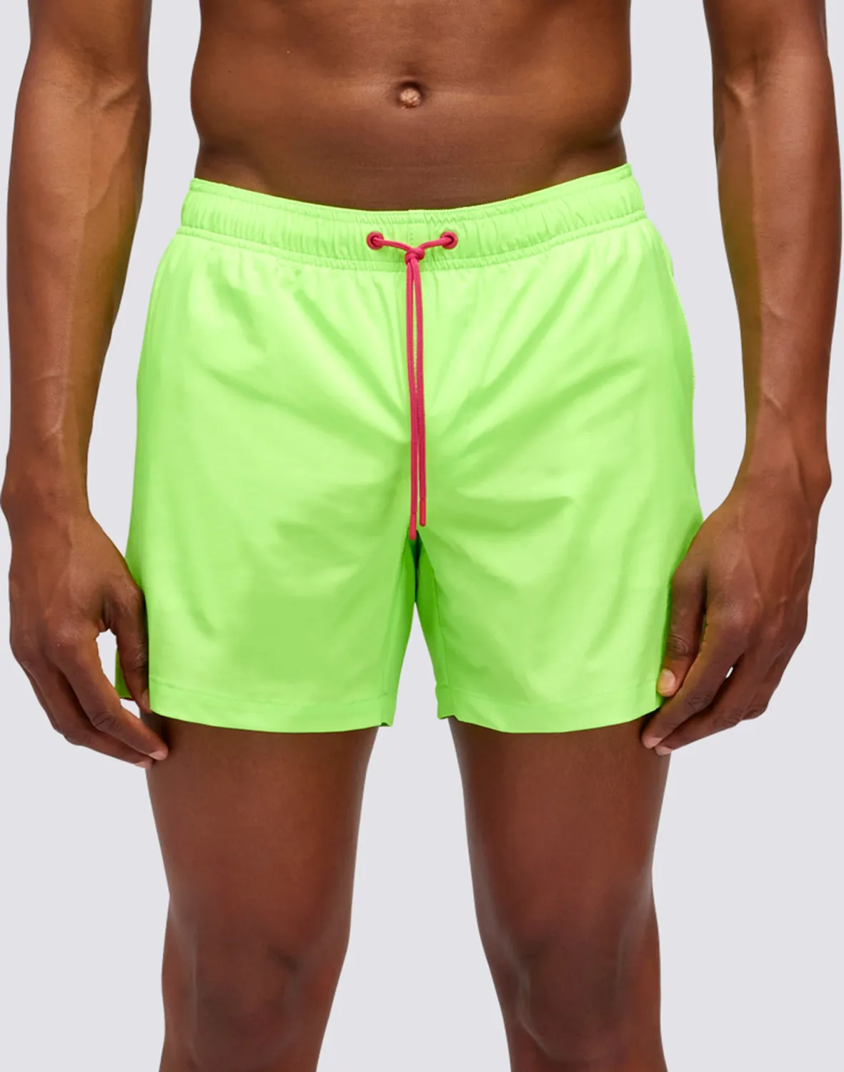 Sundek Swim shorts With Stretch Elastic Waist And Pocket Fluo Green 01