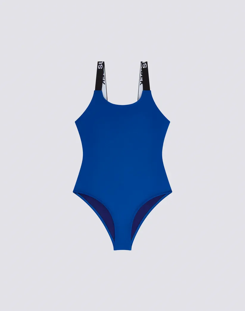 SUNDEK GIRLS GIRLS' ONE-PIECE SWIMSUIT WITH LOGO STRAPS