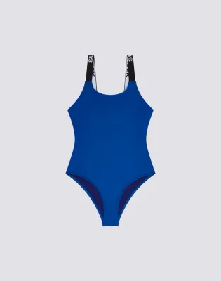 SUNDEK GIRLS GIRLS' ONE-PIECE SWIMSUIT WITH LOGO STRAPS