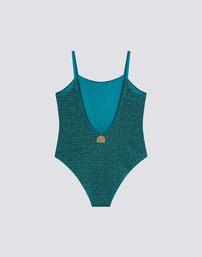 Sundek Girls Bilberry One-Piece Swimsuit in Lurex
