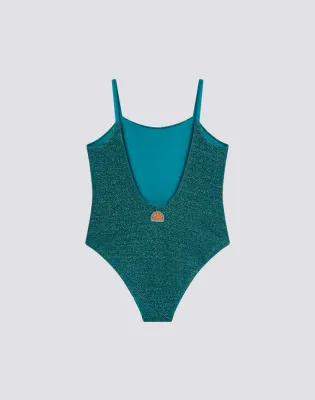 Sundek Girls Bilberry One-Piece Swimsuit in Lurex