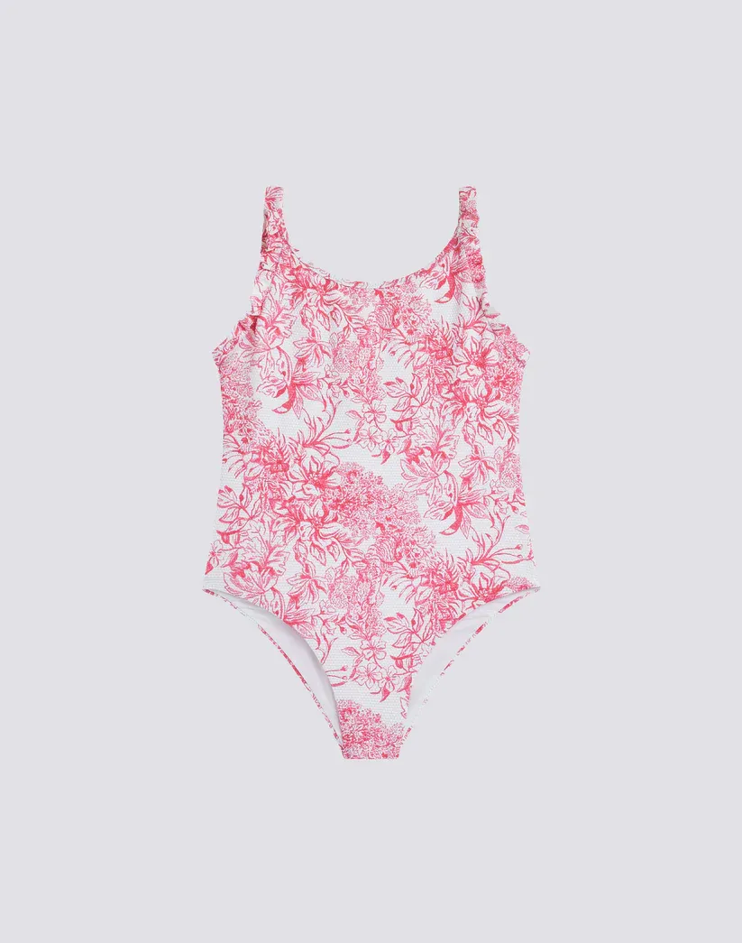 Sundek Girls Pitaya Fleur de Joie Print One-Piece Swimsuit