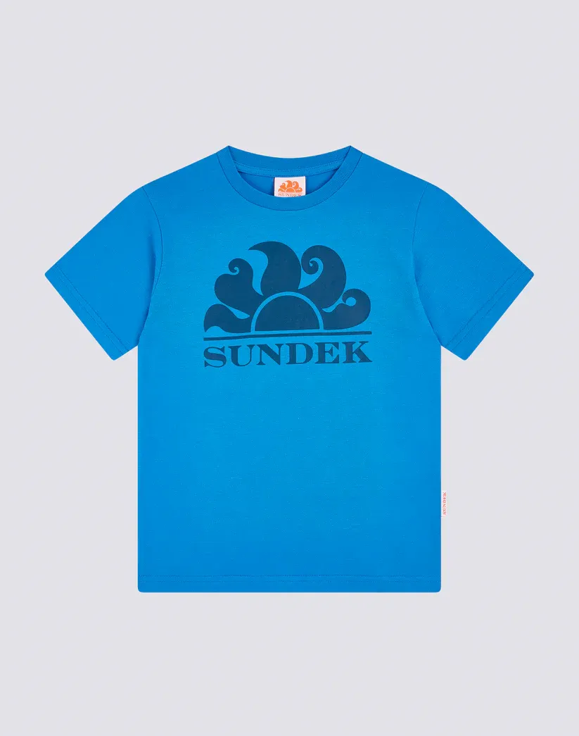 Sundek Boys Twitter Mini New Simeon Logo Crew-Neck T-Shirt