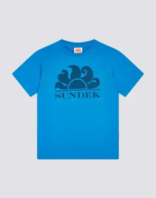 Sundek Boys Twitter Mini New Simeon Logo Crew-Neck T-Shirt Sundek Boys Twitter Mini New Simeon Logo Crew-Neck T-Shirt