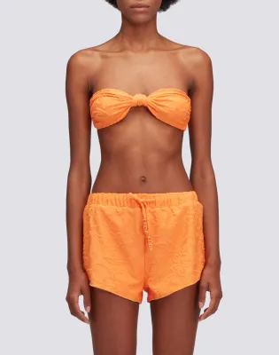 Sundek Women Lulo Jacquard Terry Shorts with SK23 Pattern