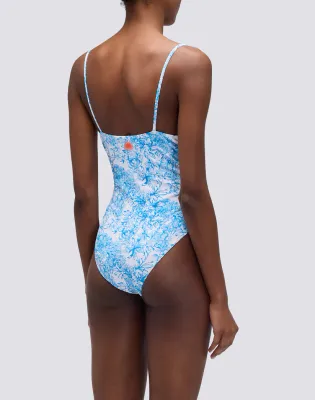 Sundek Women Bilberry Diana Rose Swimsuit