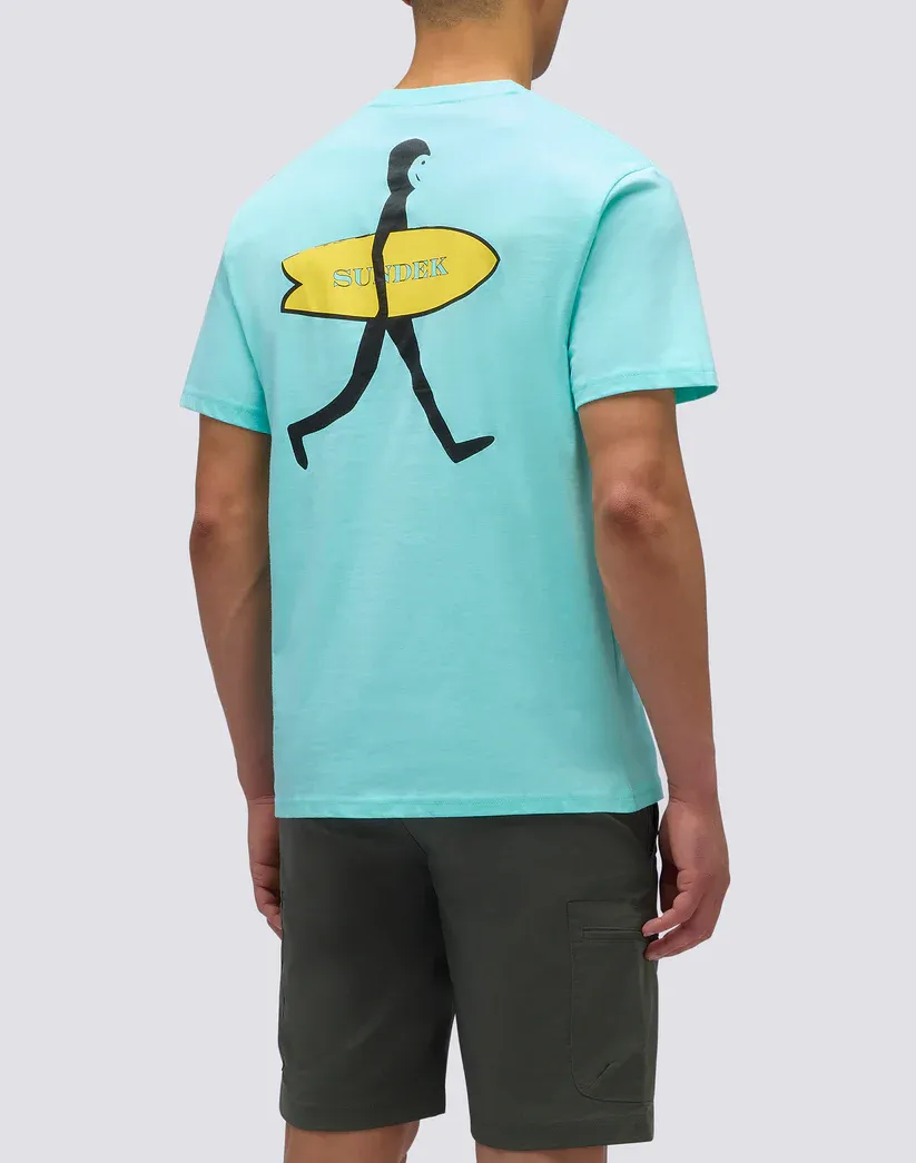 Sundek Men Fresh Wetsuit Printed T-Shirt