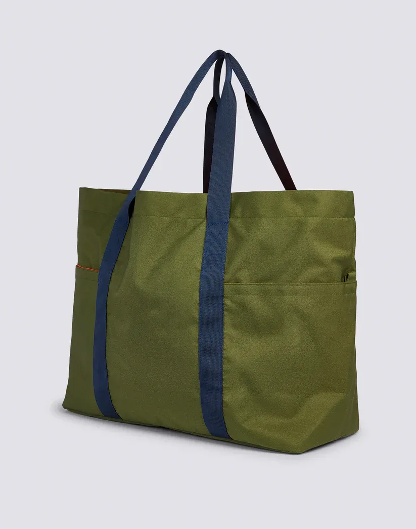 Sundek Dark Green Military Tote Bag with Contrast Details