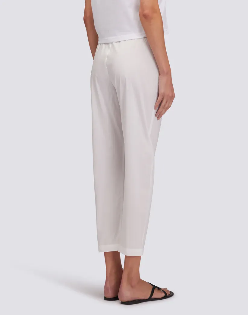 Sundek Women White Poplin Long Trousers