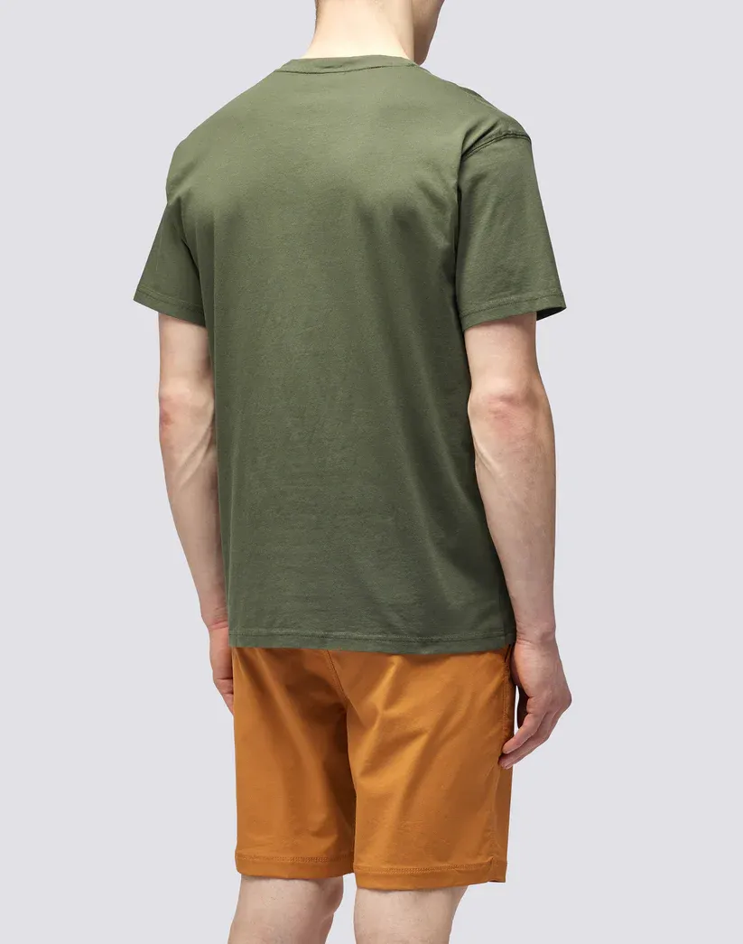 Sundek Men Dark Green T-Shirt with Pocket