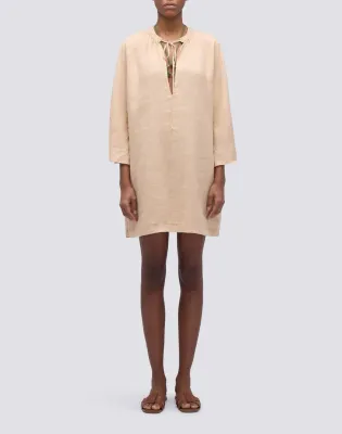 Sundek Women Durian Short Linen Dress