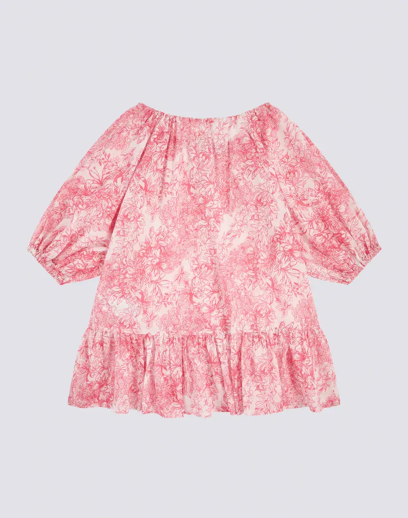 Sundek Girls Pitaya Sleeveless Dress with Fleur de Joie Print