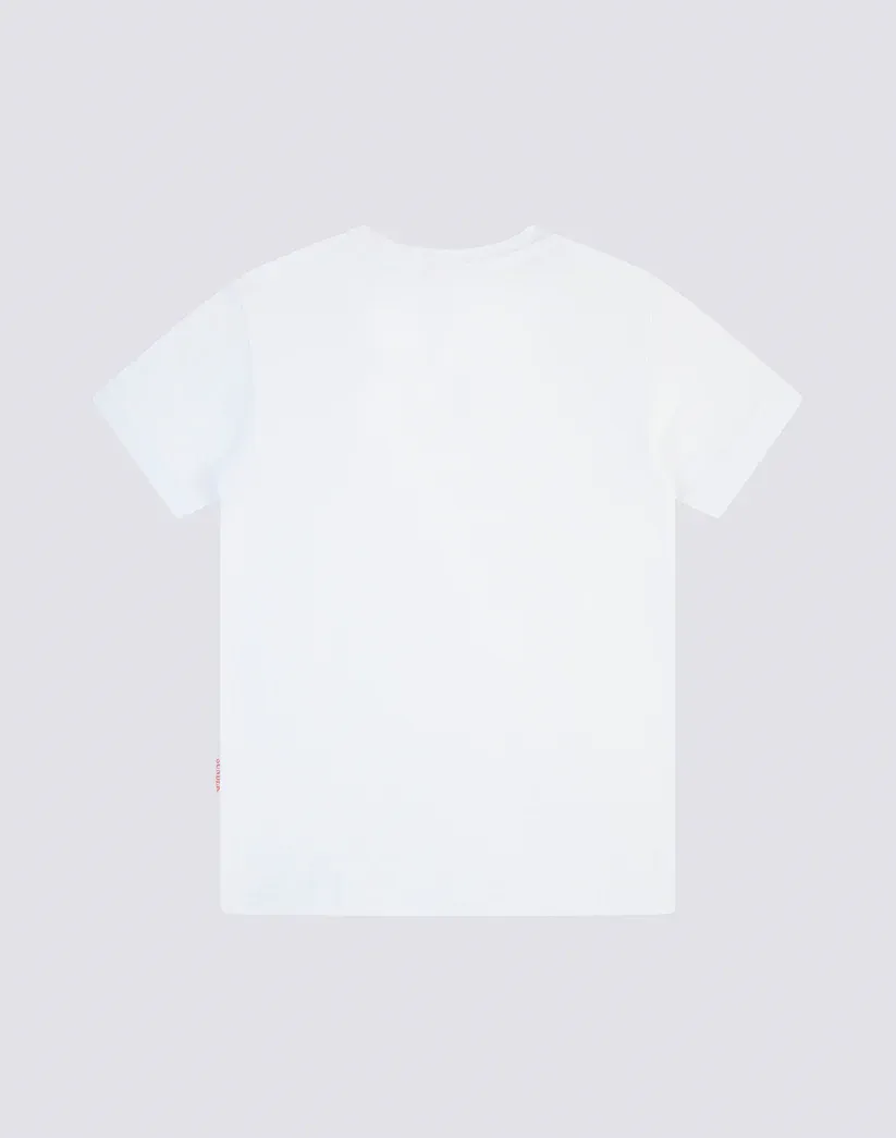 Sundek Boys White Mini New Simeon Logo Crew-Neck T-Shirt