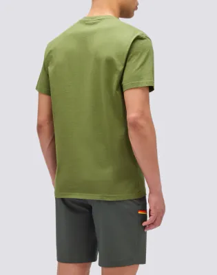 Sundek Men Dino Plain T-Shirt with Embroidery