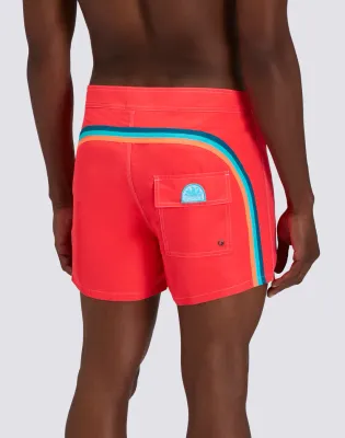 Sundek Men Turbo Iconic Taffeta Fixed Waist Short Swimsuit