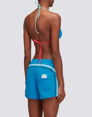 Sundek Women Bilberry Coast - Mid-Length Elasticated Waist Repreve® Sea Shorts
