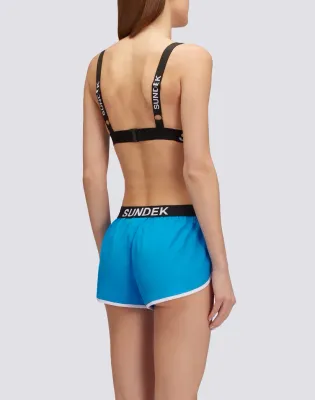 Sundek Women Bilberry Lulin - Short Shorts with Elasticated Waistband