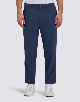 Sundek Men Navy Semi-Stretchy Quick-Dry Trousers Sundek Men Navy Semi-Stretchy Quick-Dry Trousers