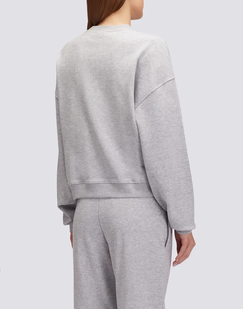 Sundek Women Grey Unbrushed Crewneck Sweatshirt