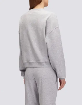 Sundek Women Grey Unbrushed Crewneck Sweatshirt