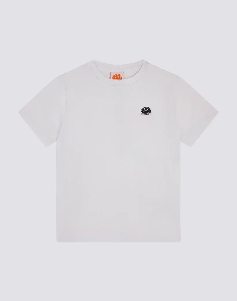 Sundek Boys White Wetsuit Print T-Shirt