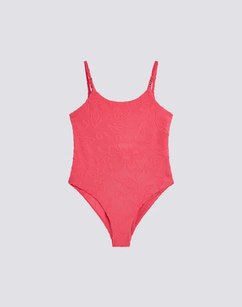 Sundek Girls Pitaya Terry One-Piece Swimsuit