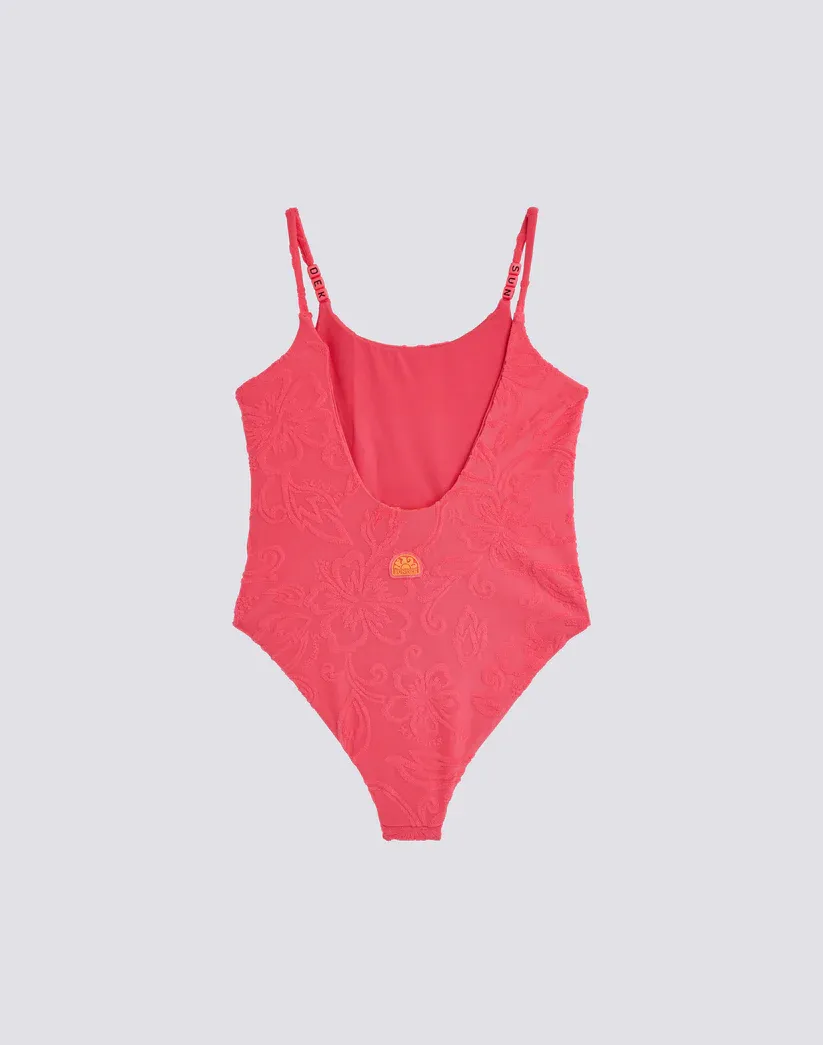 Sundek Girls Pitaya Terry One-Piece Swimsuit