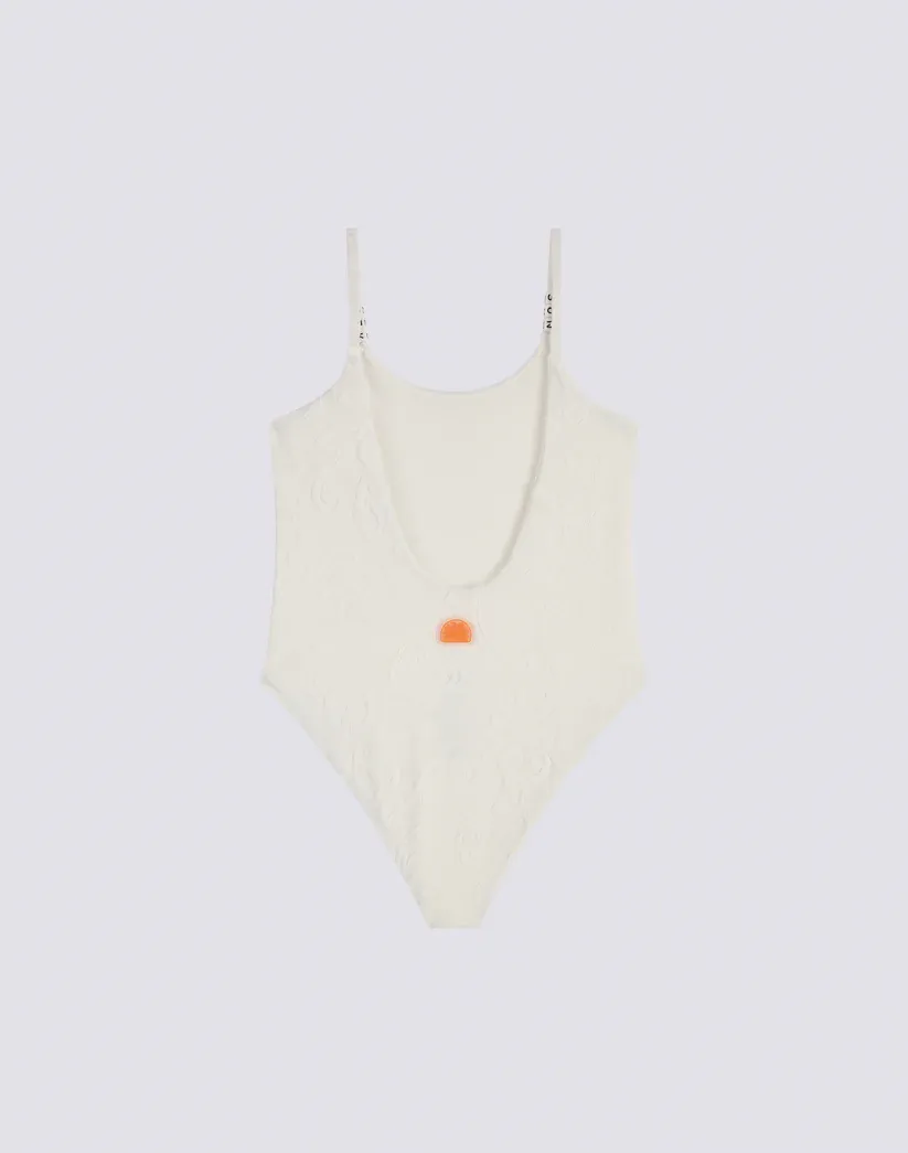 Sundek Girls White Girl's One-Piece Swimsuit