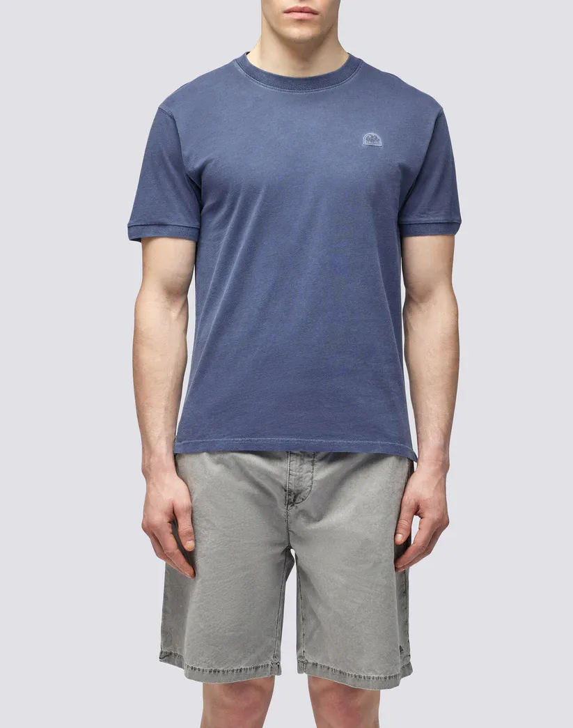 Sundek Men Navy New Day Crew Neck T-Shirt