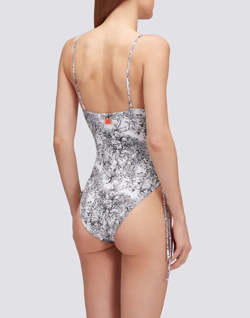 Sundek Women Black Diana Rose Swimsuit