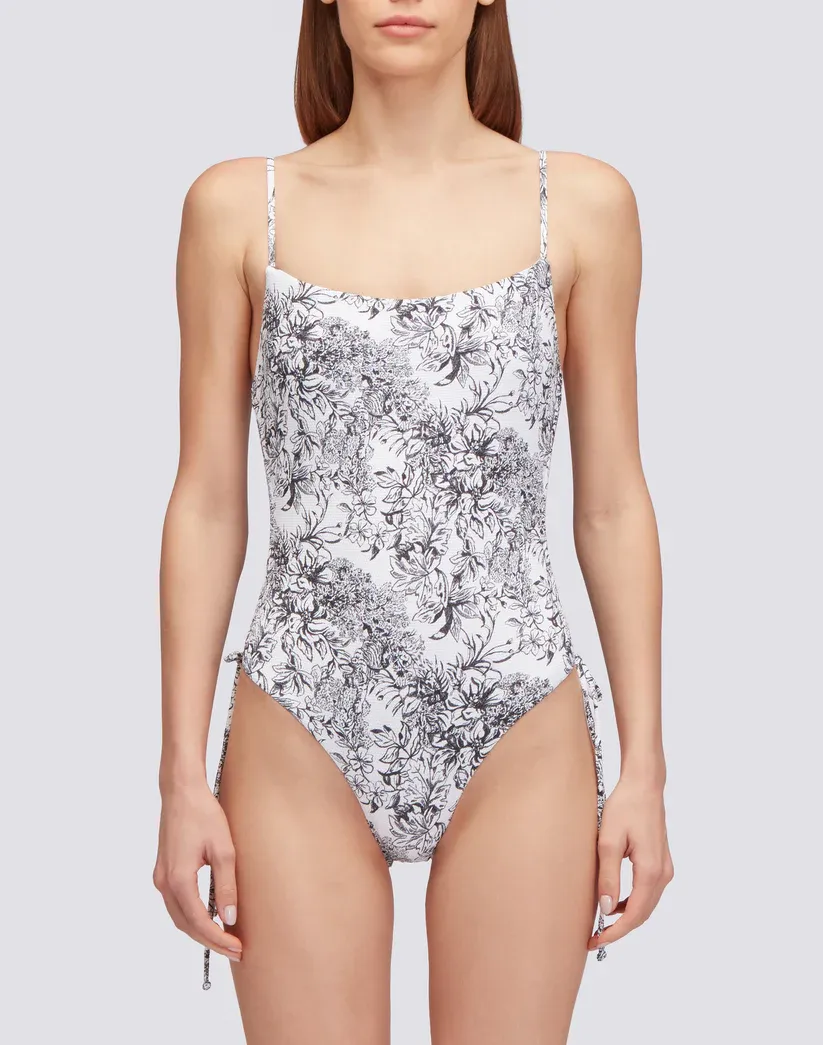 Sundek Women Black Diana Rose Swimsuit