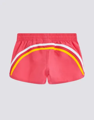 SUNDEK GIRLS MARGATE SHORT SWIM SHORTS IN REPREVE® FABRIC - PITAYA