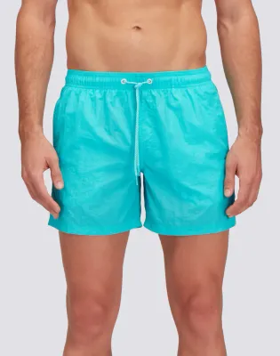 Sundek Men Sea Breeze Short Crinkled Swim Shorts with an Elasticated Waistband