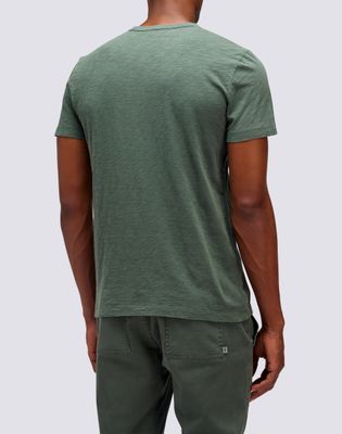 Sundek Men Thyme Garment Dyed T-Shirt With Pocket