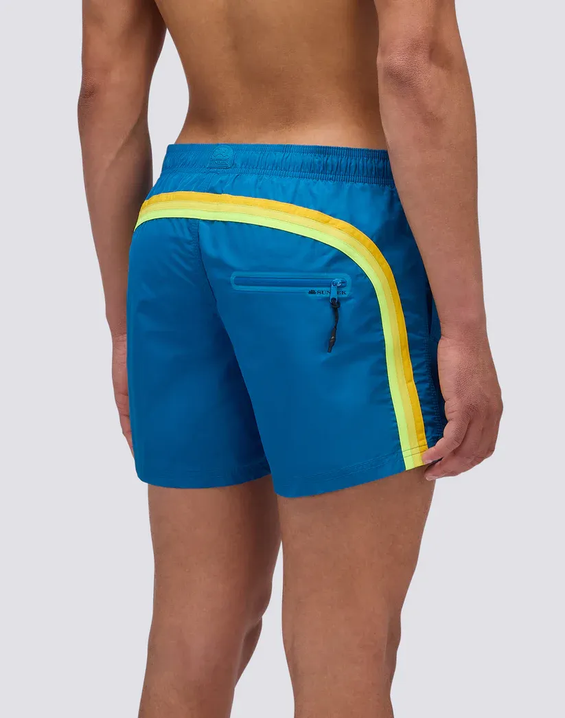 Sundek Men Alisei Memory Stretch Waist Swim Trunks