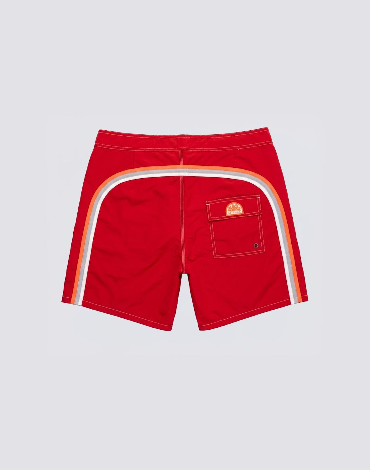 Sundek Men's Boardshorts Low Rise 17" - Fire Red #2