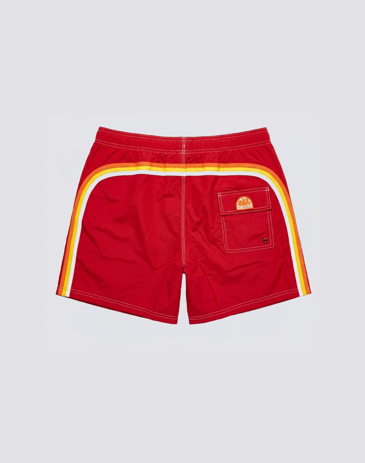 Sundek Men's Boardshorts Elastic Waist - Red #2