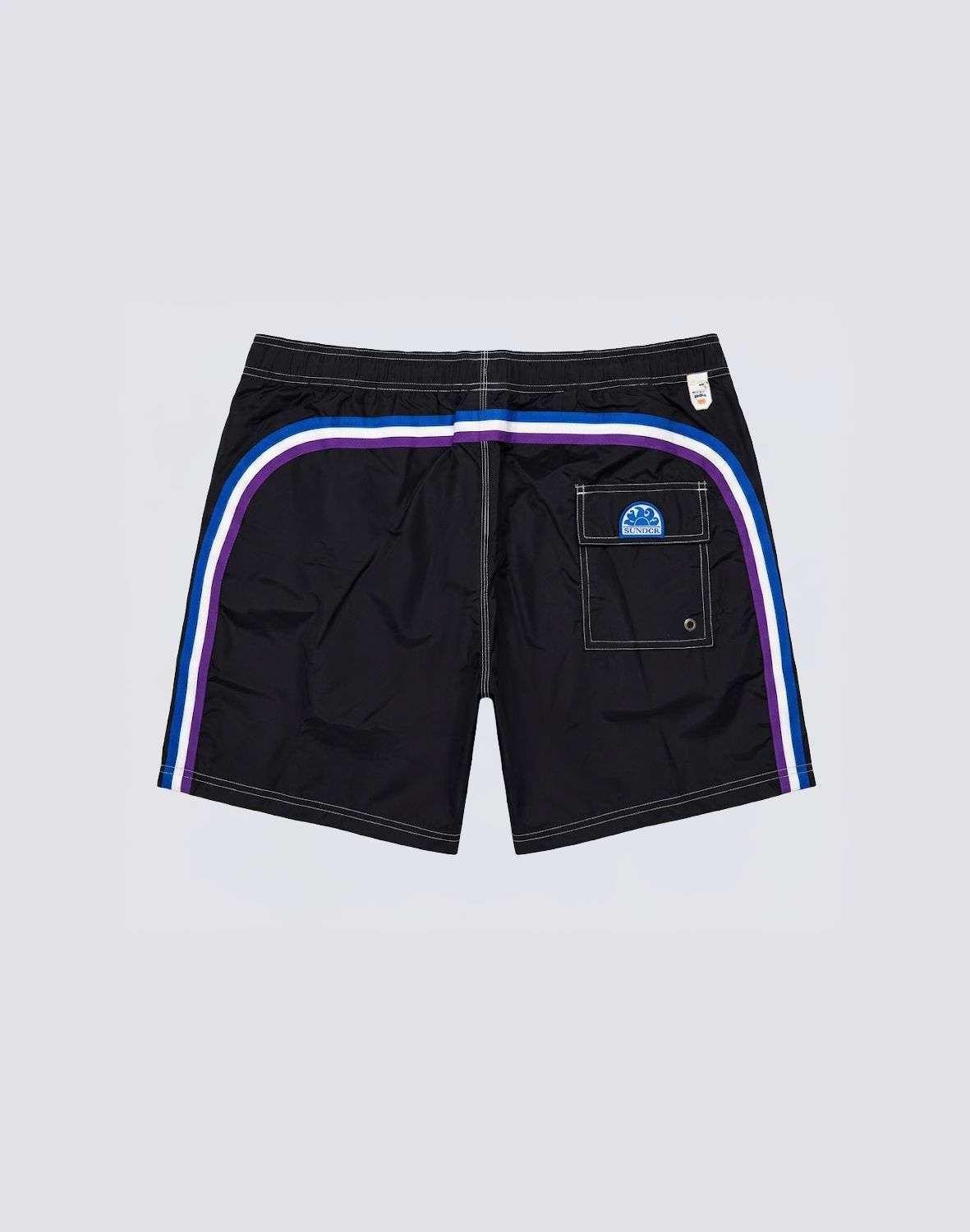 Sundek Men's Boardshorts Elastic Waist - Black #6