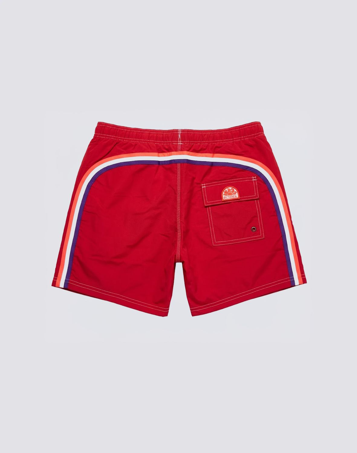 Sundek Men's Boardshorts Elastic Waist - True Red
