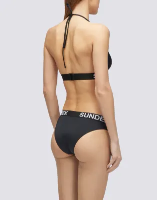 SUNDEK WOMEN AIDA TRIANGLE TOP WITH ELASTIC- BLACK